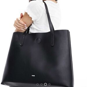 Pasq Black Tote Bag